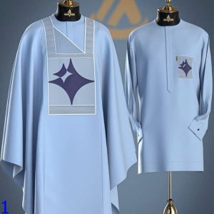 🔥 Élégance Mode – L’Agbada qui impose le respect ! 🔥 Découvrez notre ensemble trois pièces traditionnel Agbada, symbole parfait du prestige et de l'originalité. Confectionné avec soin et finitions luxueuses.