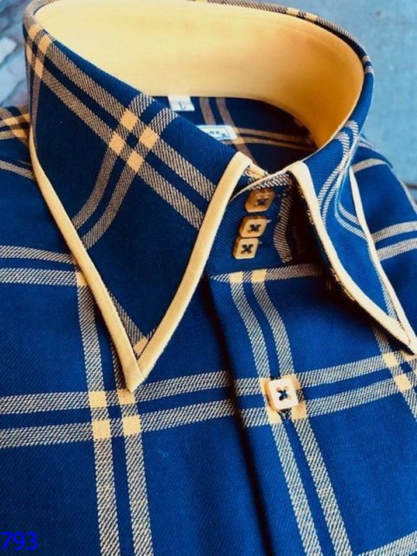 Chemise en Tissu Écossais